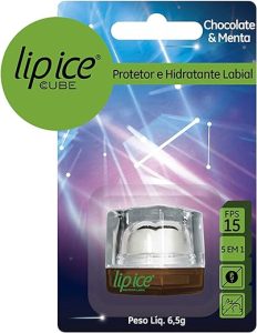 lip ice cube protetor labial chocolate com menta fps15
