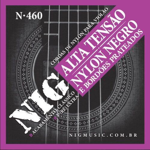 Encordoamento Violão NIG N460 Nylon Alta Tensão