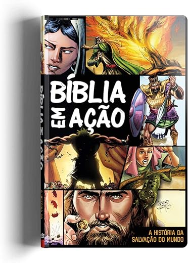 bíblia em ação capa dura impressa única